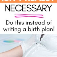 why birth plans are not necessary