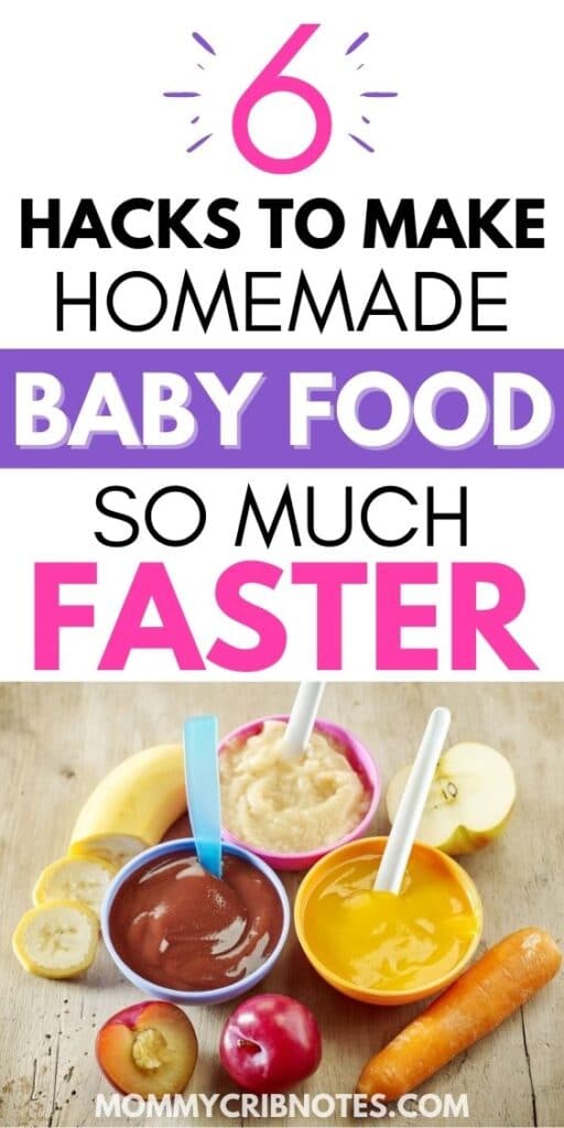 homemade baby food hacks