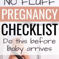 pregnancy checklist by trimester